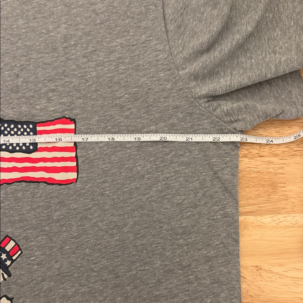 Peanuts Gray Patriotic T-Shirt - Picture 3 of 3